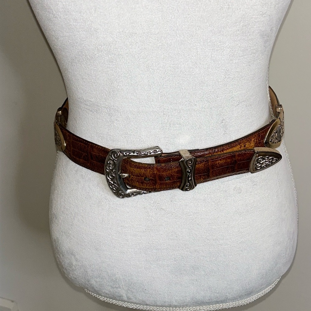 BRIGHTON BROWN BELT    LG